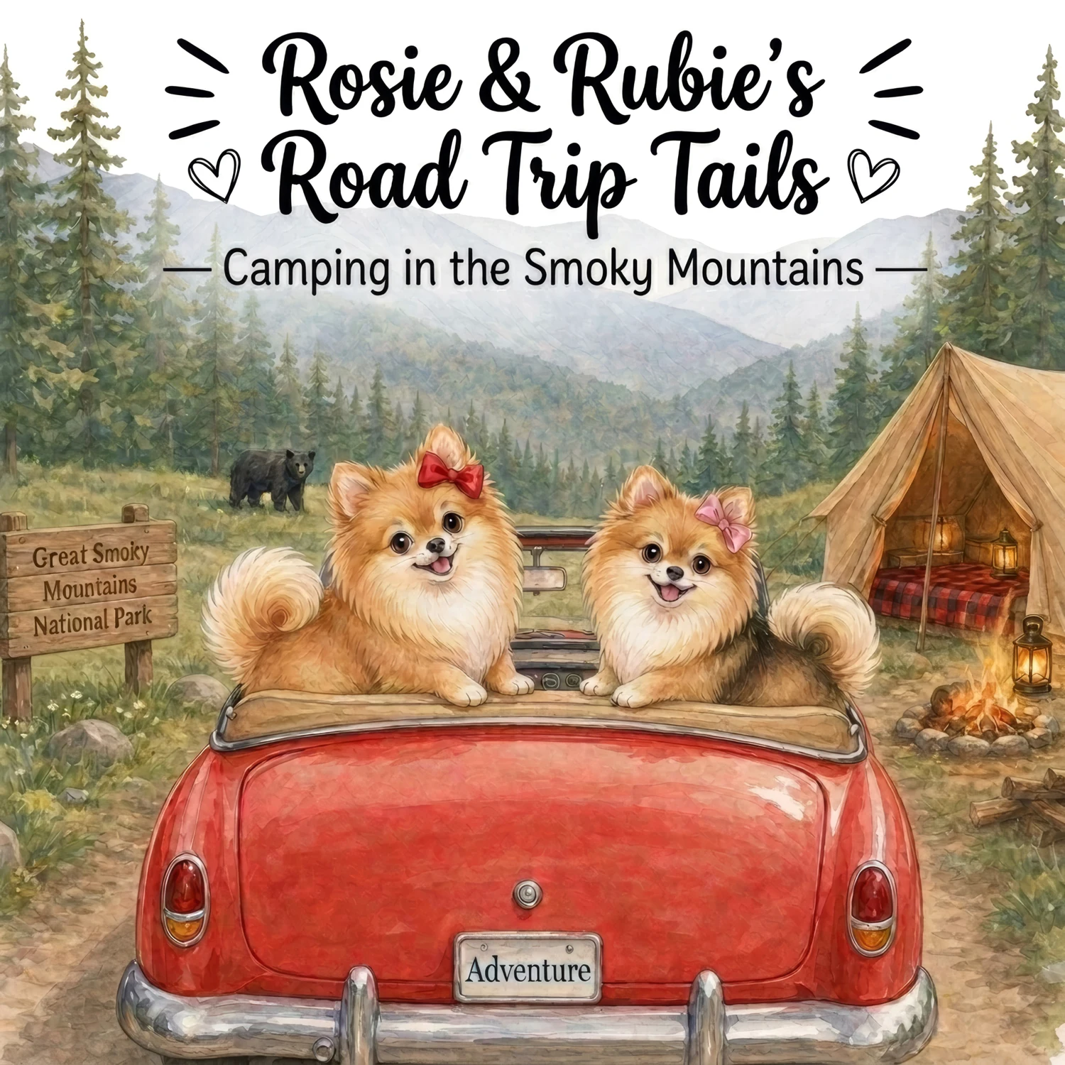 Camping in the Smoky Mountains book cover